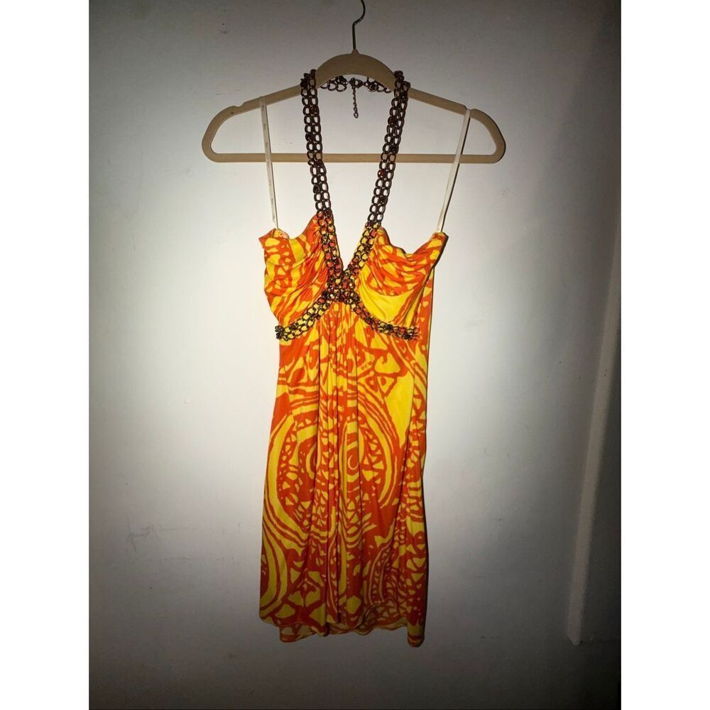 Sky top size M yellow and orange
